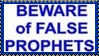 beware of false prohpets