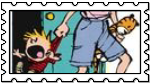 calvin and hobbes getting dragged out of the house