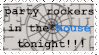 party rockers in the house tonight, house of leaves