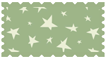 pastel green stars