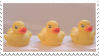 3 rubber ducks