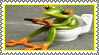 red eyed treefrog texting on the toilet